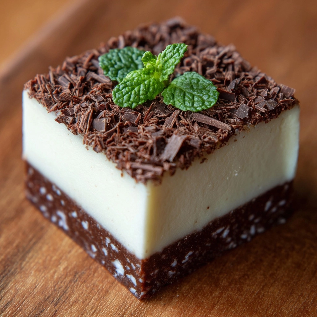 No-Bake Minted Earl Grey Slice Recipe - Recipe Image