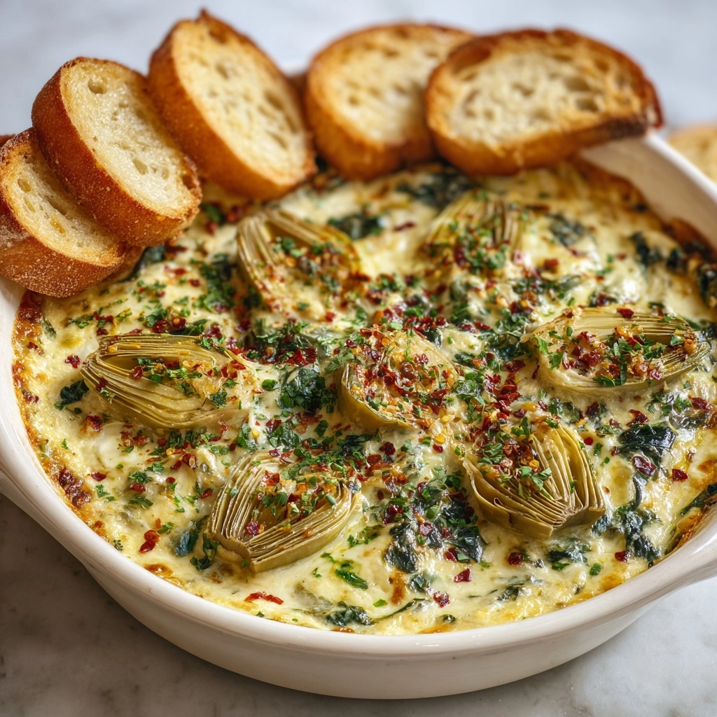 Slow Cooker Spinach Artichoke Dip Recipe - Recipe Image
