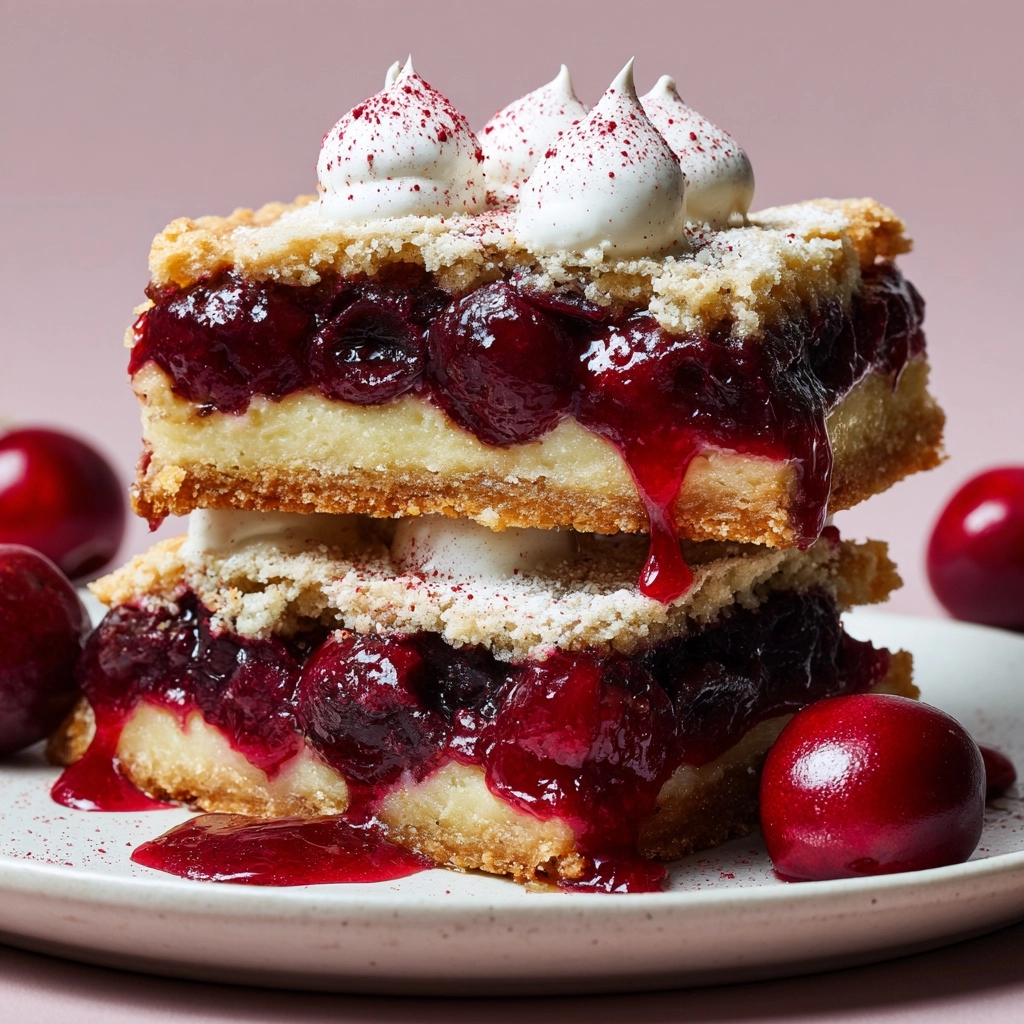Cherry Pie Bars Recipe - Recipe Image