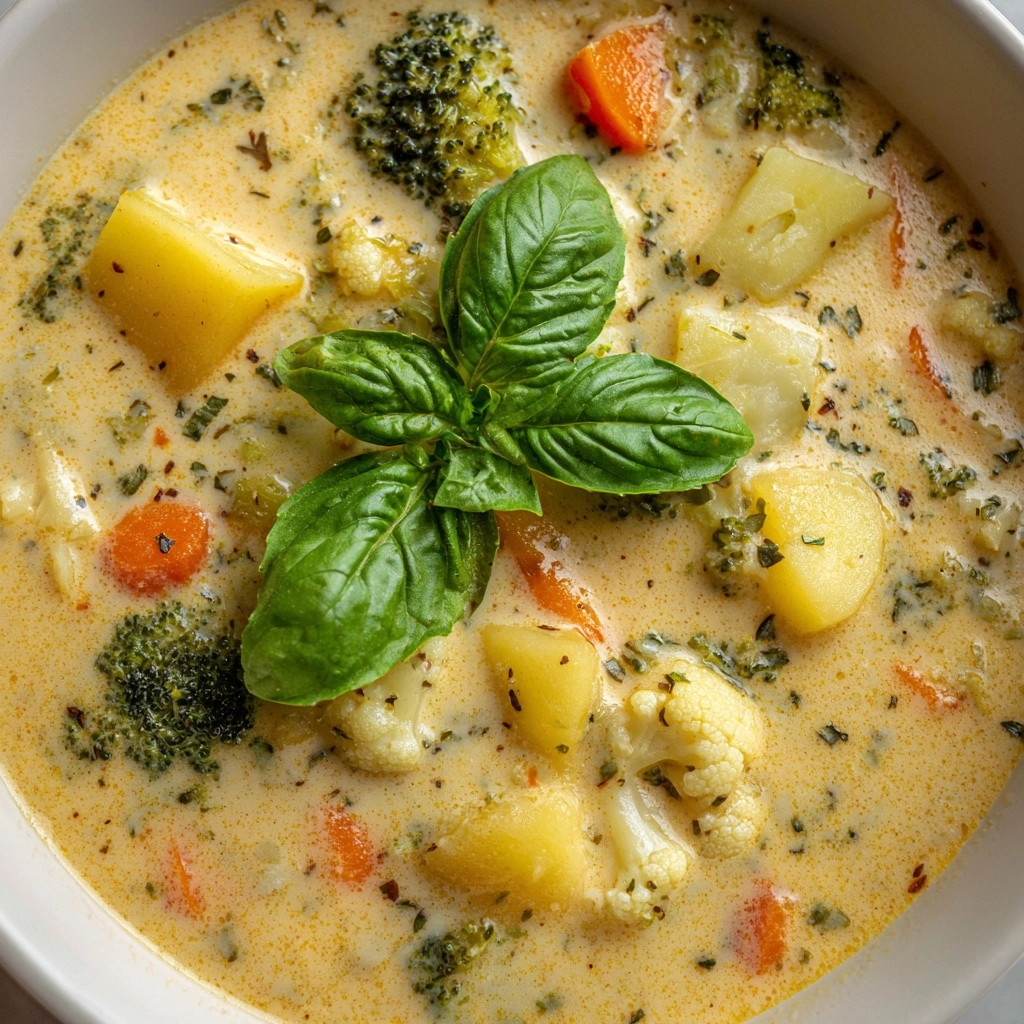 Easy Cheesy Vegetable Chowder Recipe - Recipe Image