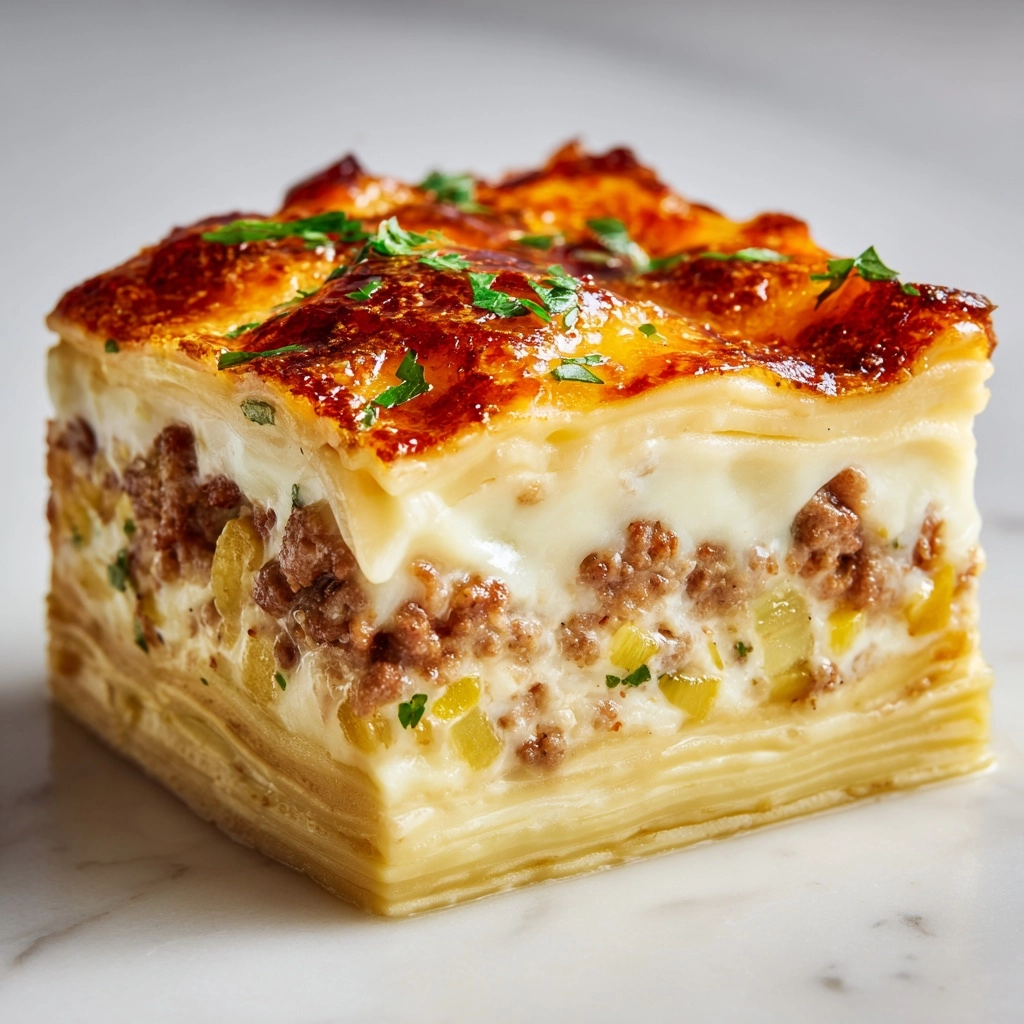 Creamy Layered John Wayne Casserole Recipe - Recipe Image