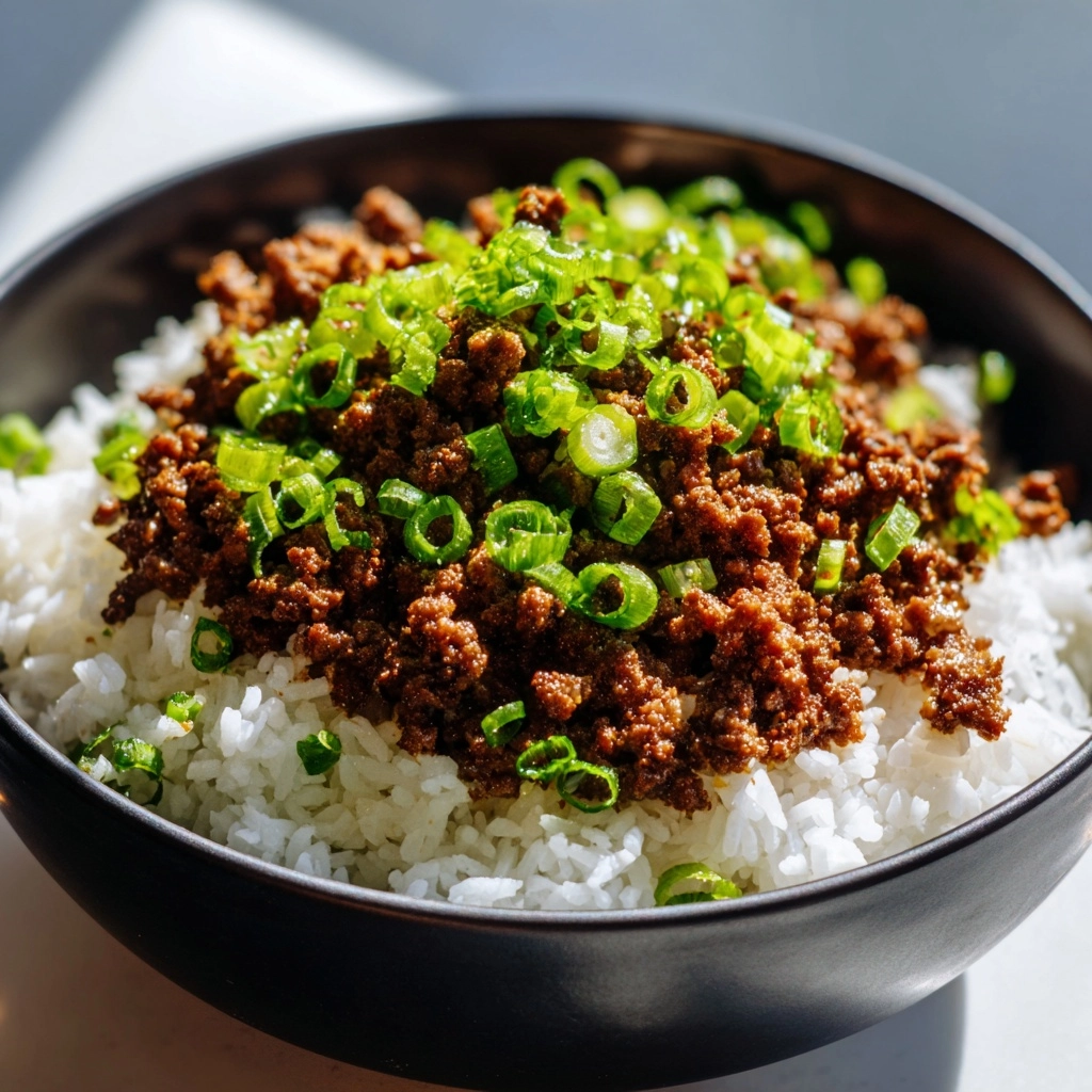 Korean Ground Beef Bowl Recipe - Recipe Image