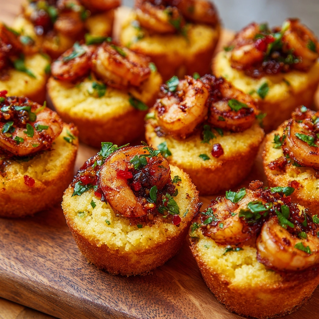 Mini Deviled Crab Cornbread Muffins Recipe - Recipe Image