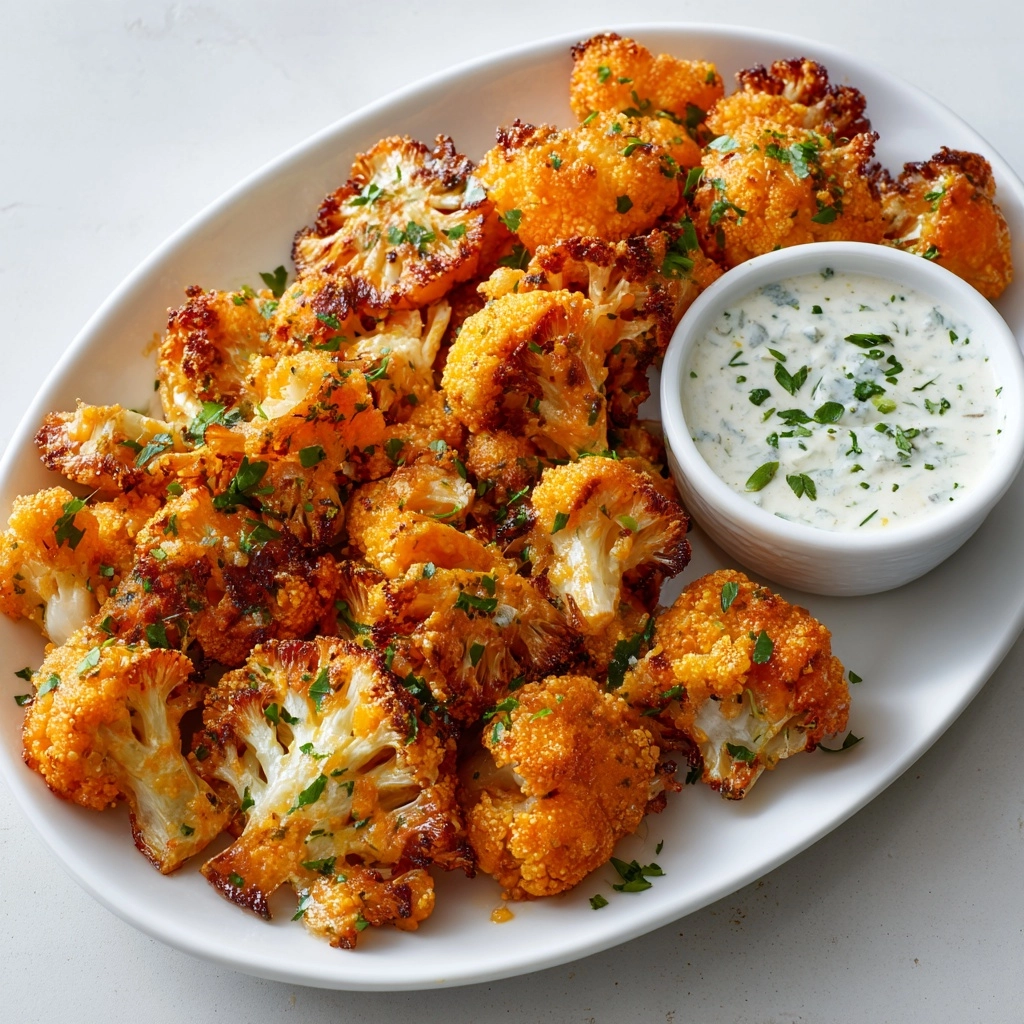 Air Fryer Cauliflower Wings Recipe - Recipe Image
