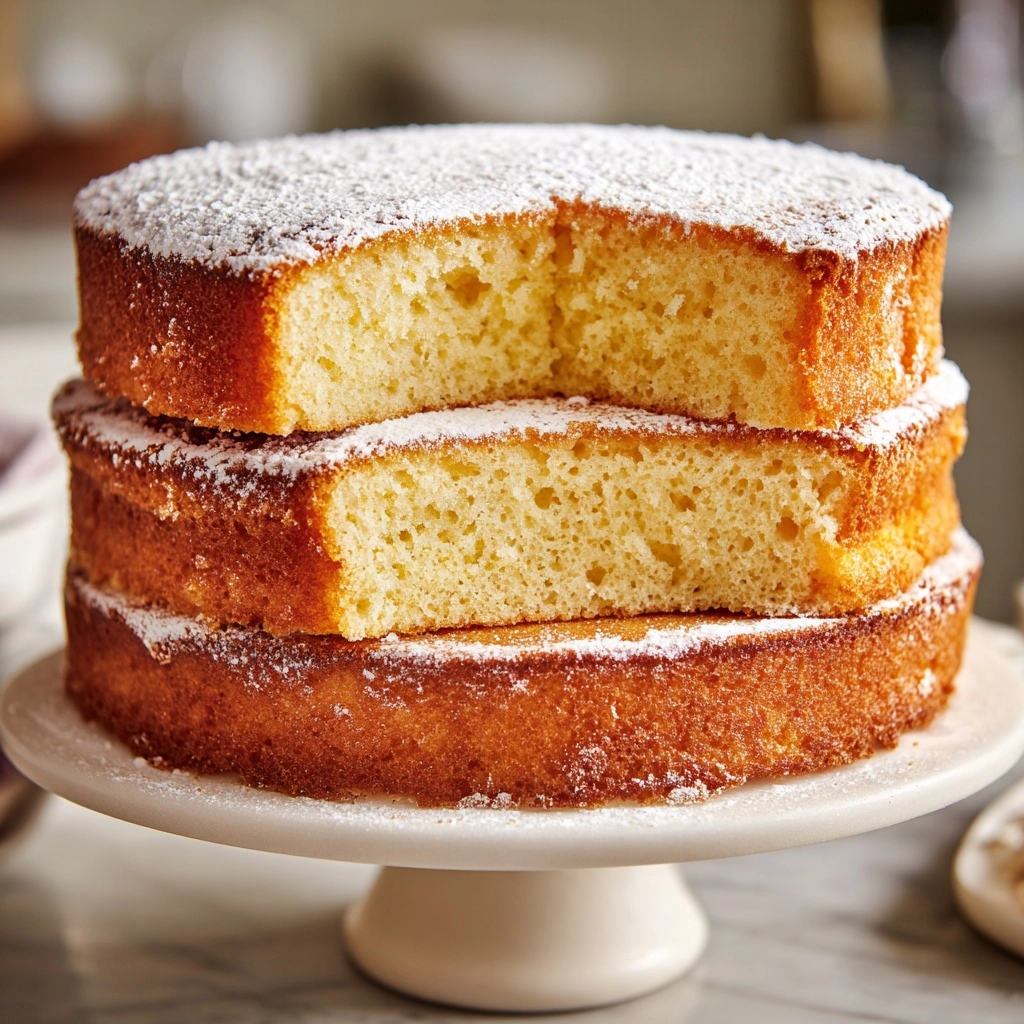Vanilla Sponge Cake Recipe - Recipe Image