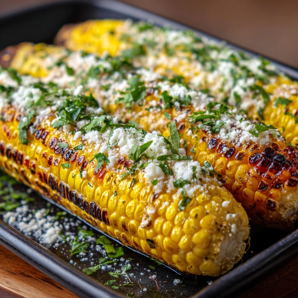 Garlic Butter Corn Cheese Recipe - Recipe Image