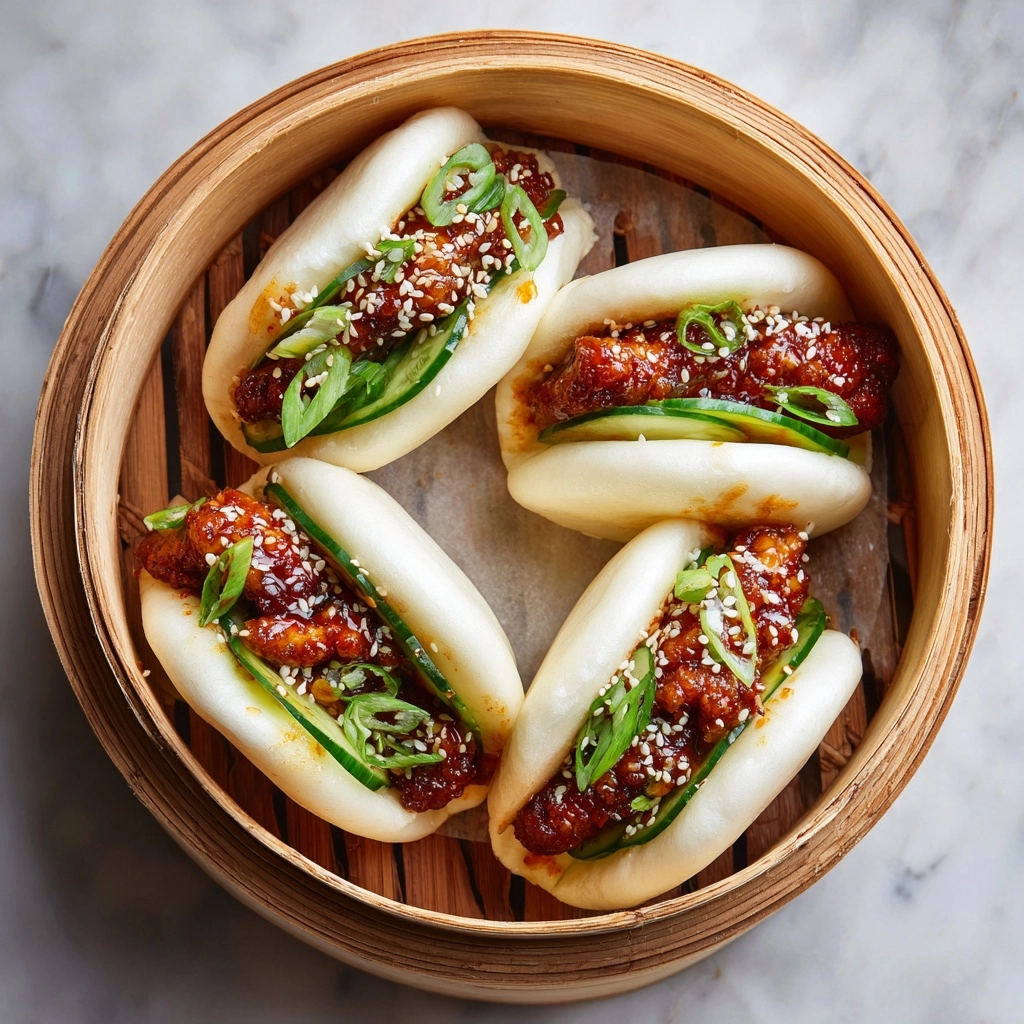 Korean Fried Chicken Bao Recipe - Recipe Image