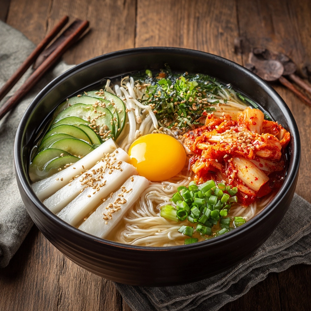 Naengmyeon (Korean Cold Noodles) Recipe - Recipe Image