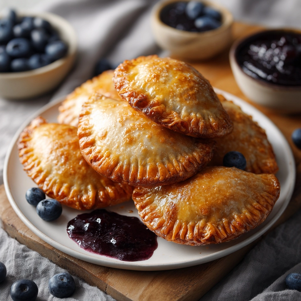 Air Fryer Blueberry Hand Pies Recipe - Recipe Image
