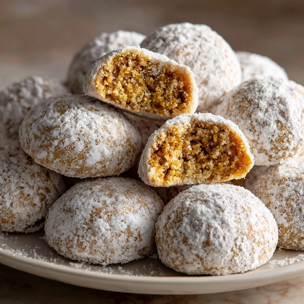Cinnamon Sugar Snowball Cookies Recipe - Recipe Image