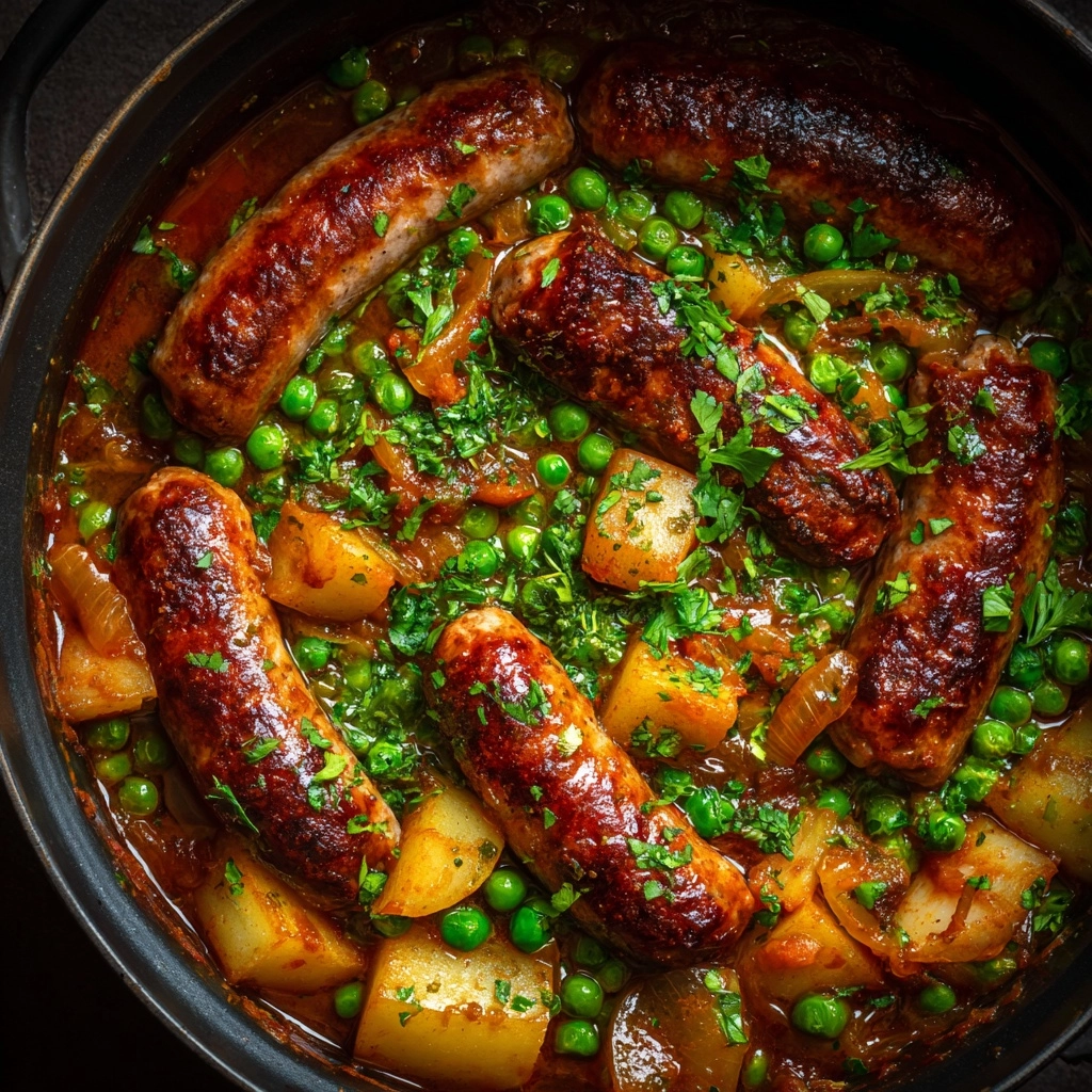 Healthier Curried Sausages Recipe - Recipe Image