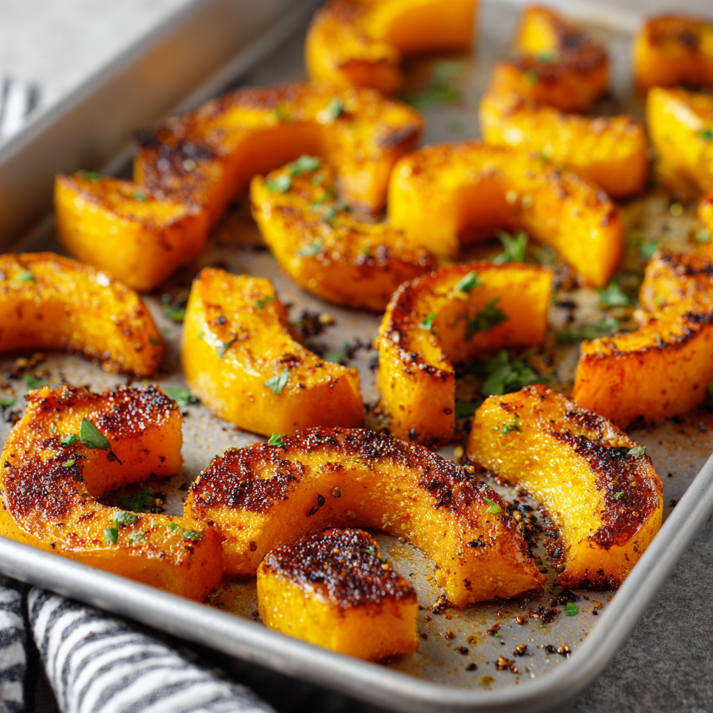 The Best Roasted Spiced Butternut Squash Recipe - Recipe Image
