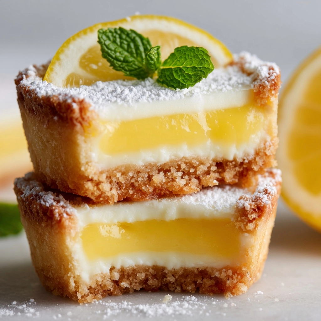 Mouthwatering Lemon Bar Cookie Cups Recipe - Recipe Image