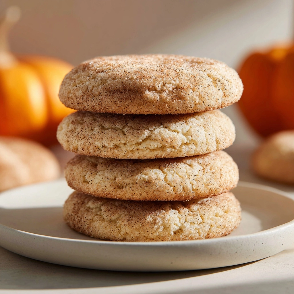 Brown Butter Pumpkin Snickerdoodle Cookies Recipe - Recipe Image