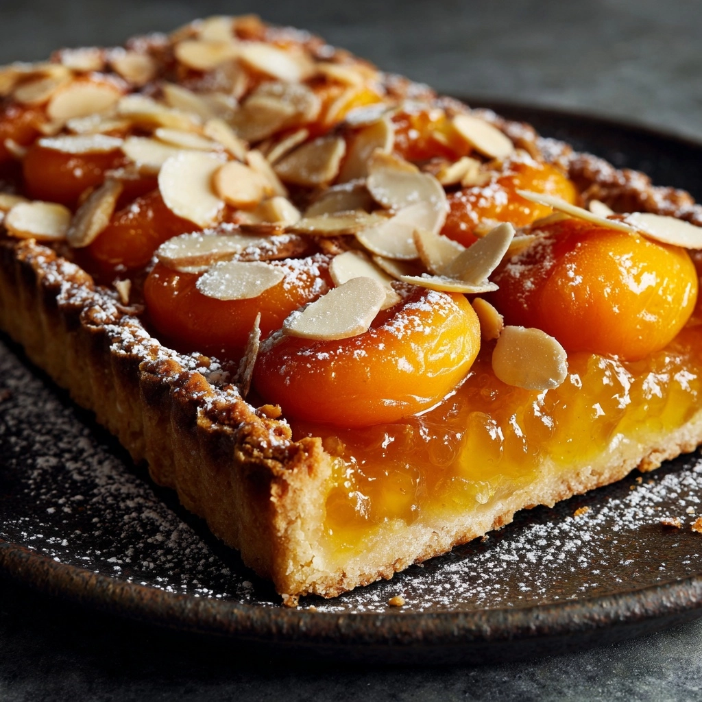 Apricot Almond Tart Recipe - Recipe Image