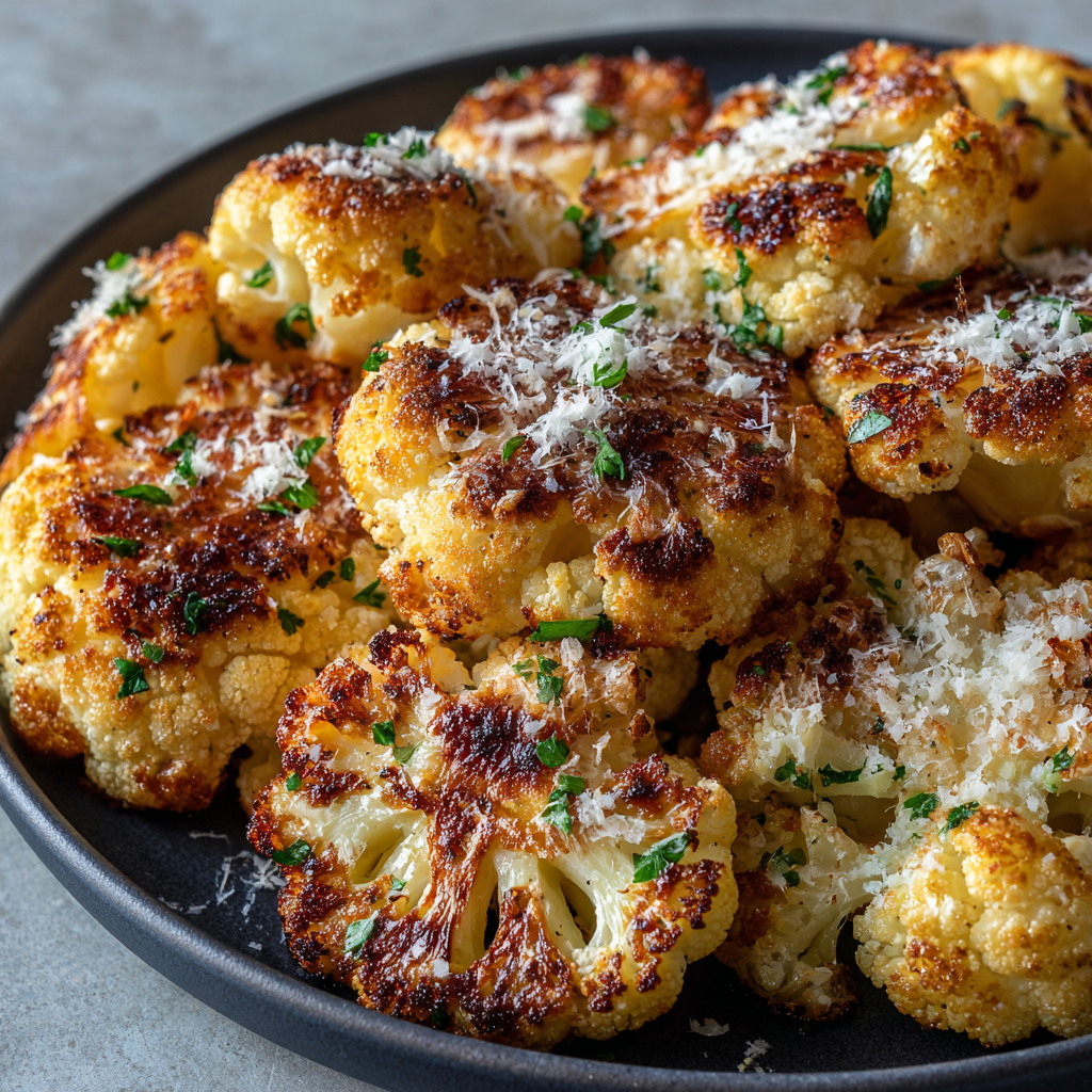 Parmesan Cauliflower Bites Recipe - Recipe Image