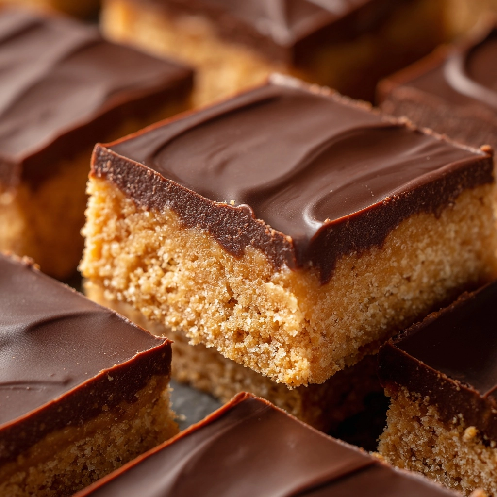 Lunch Lady Peanut Butter Bars Recipe - Recipe Image
