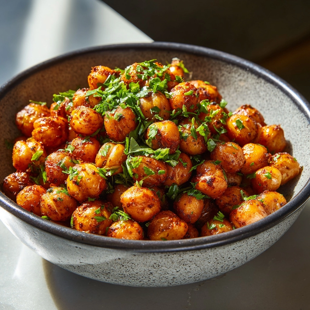 Spicy Roasted Chickpeas Recipe - Recipe Image