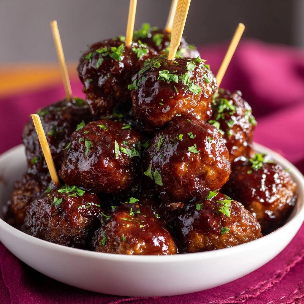 Hot Pepper Jelly Meatballs Recipe - Recipe Image