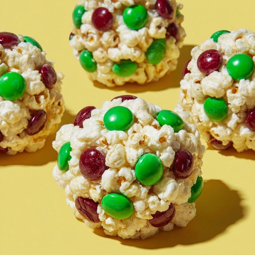 Christmas Popcorn Balls Recipe - Recipe Image