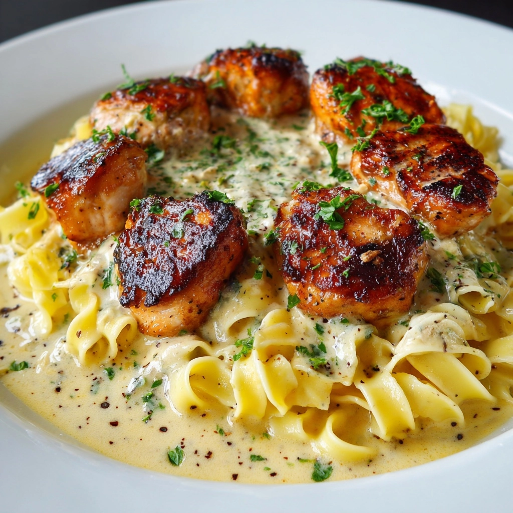 One-Pan Chicken with Buttered Noodles Recipe - Recipe Image