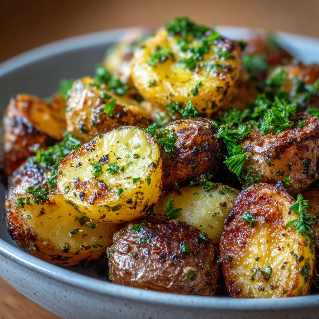 Garlic Roast Potatoes Recipe - Recipe Image