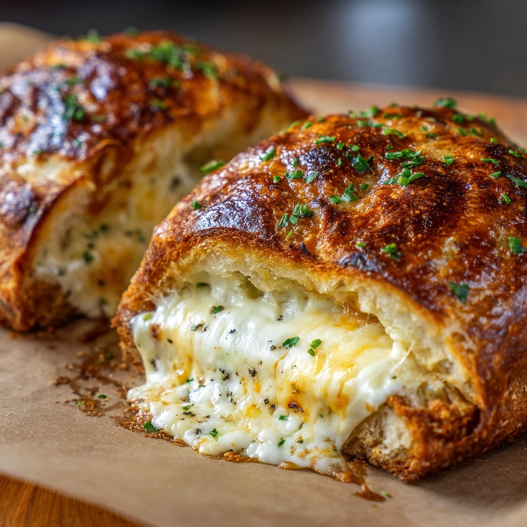 Chicken Alfredo Air Fryer Calzones Recipe - Recipe Image