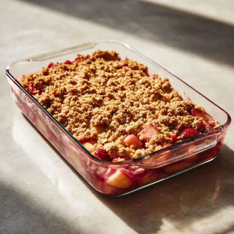Rhubarb Crisp Recipe
