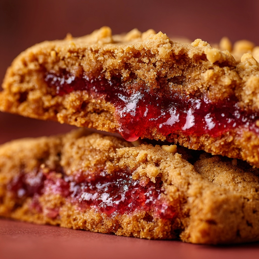 Peanut Butter and Jelly Cookies Recipe - Recipe Image