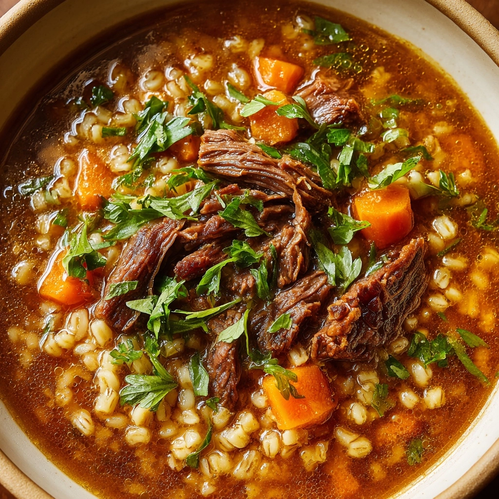 Hearty Beef and Barley Soup Recipe - Recipe Image