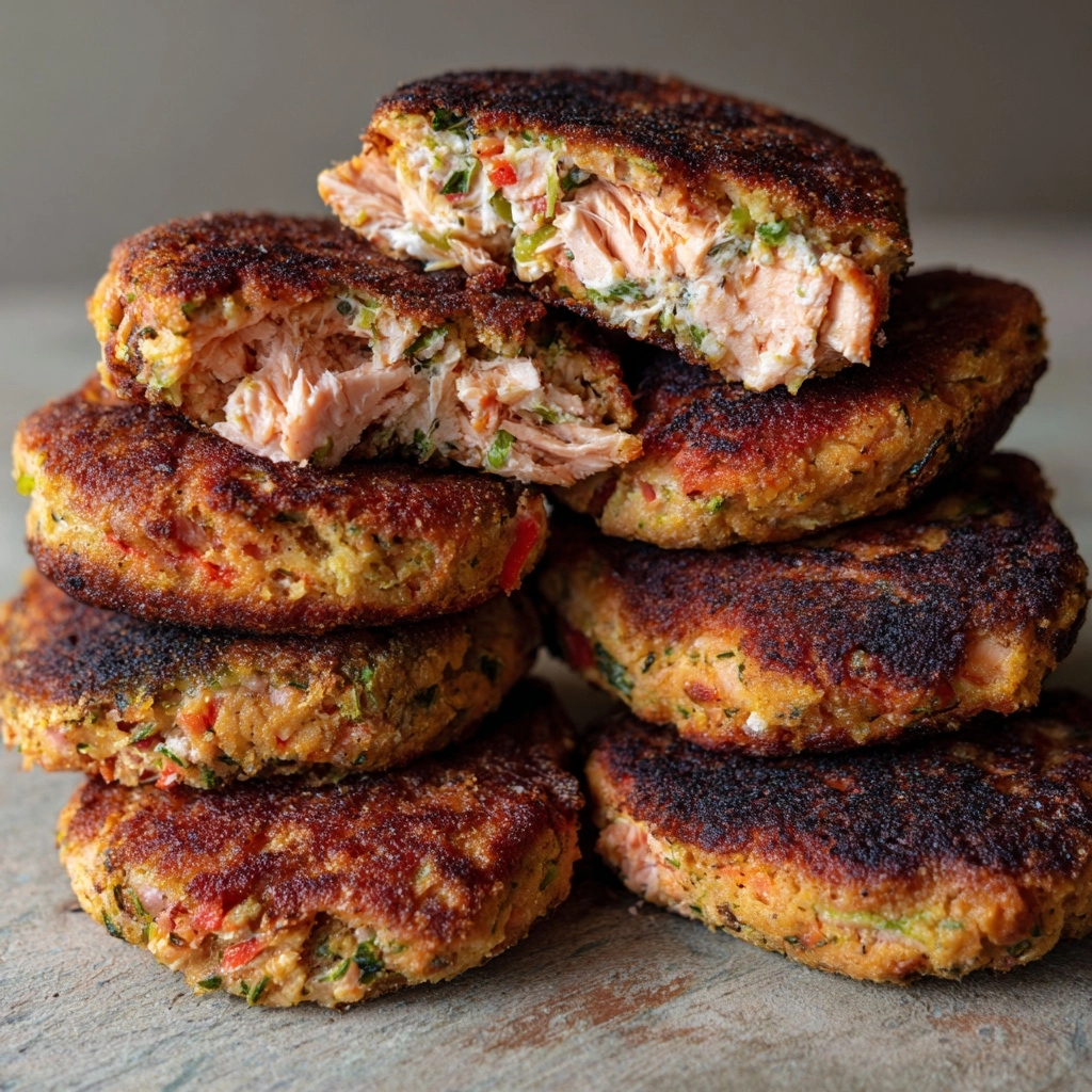 Mediterranean Salmon Patties Recipe - Recipe Image