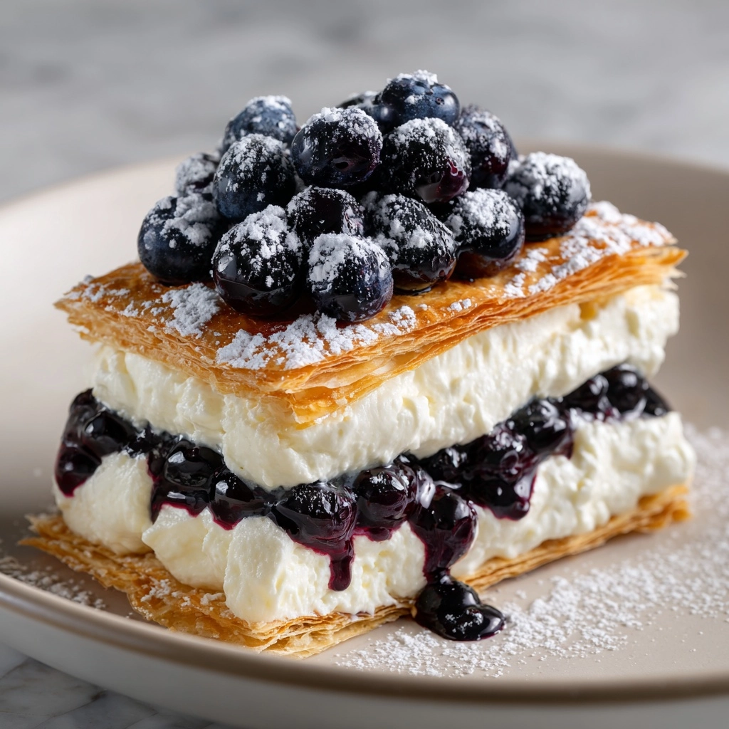 White Chocolate Blueberry Lasagna Recipe - Recipe Image