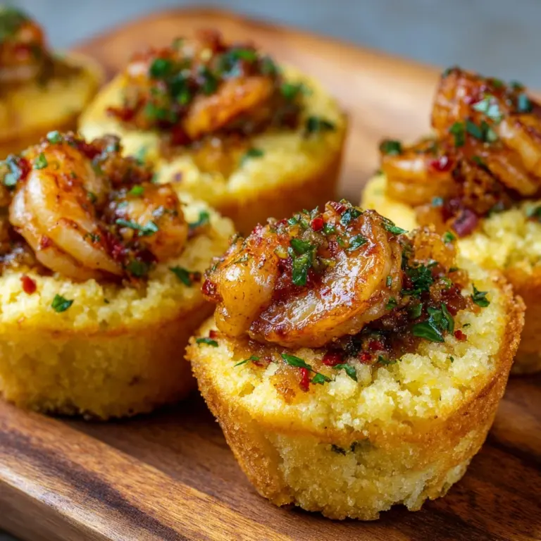 Mini Deviled Crab Cornbread Muffins Recipe