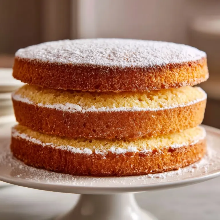 Vanilla Sponge Cake Recipe