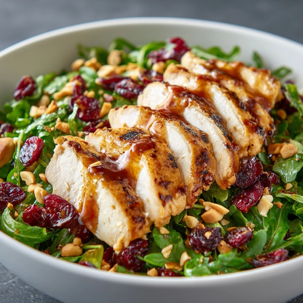Asian Chicken Cranberry Salad Recipe - Recipe Image