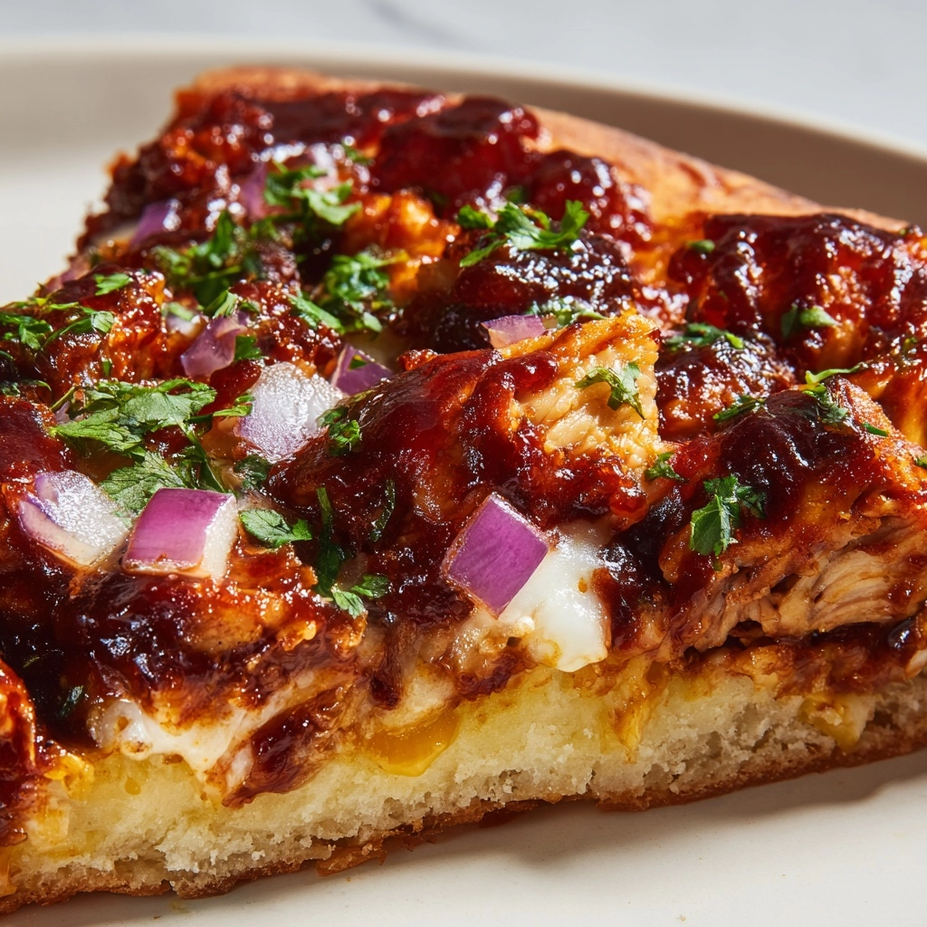 BBQ Chicken Flatbread Pizza Recipe - Recipe Image