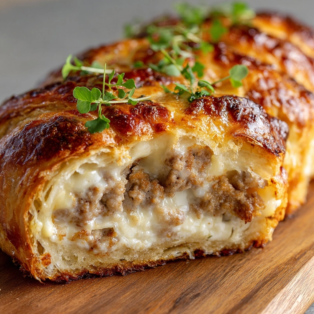 Sausage Cream Cheese Casserole Recipe - Recipe Image