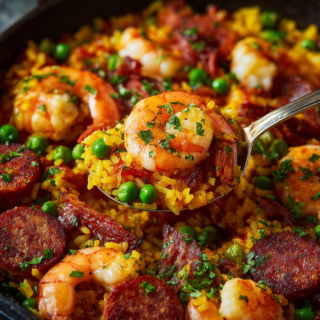 Weeknight Paella Recipe - Recipe Image