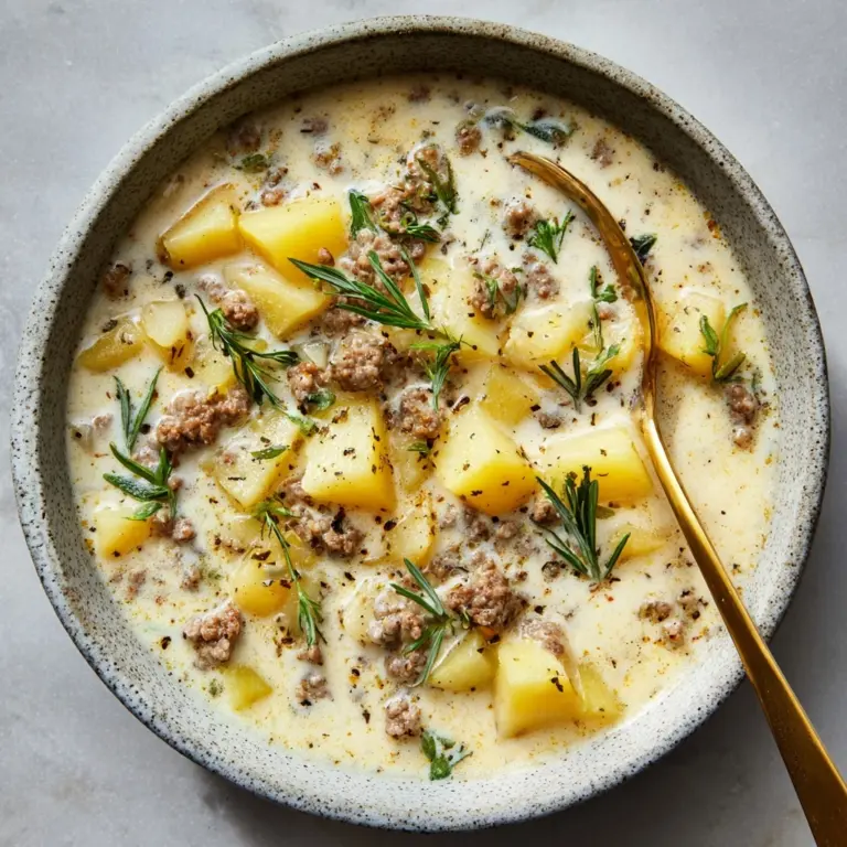 Creamy Italian Sausage Soup Recipe