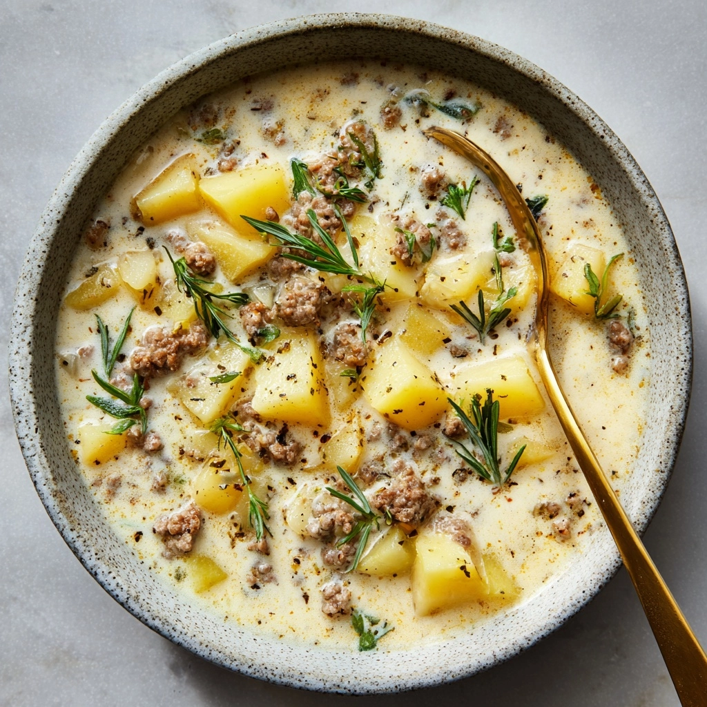 Creamy Italian Sausage Soup Recipe