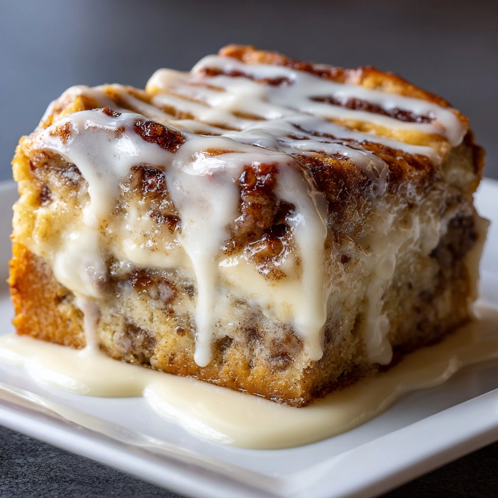High-Protein Cinnamon Roll Baked Oatmeal Recipe - Recipe Image