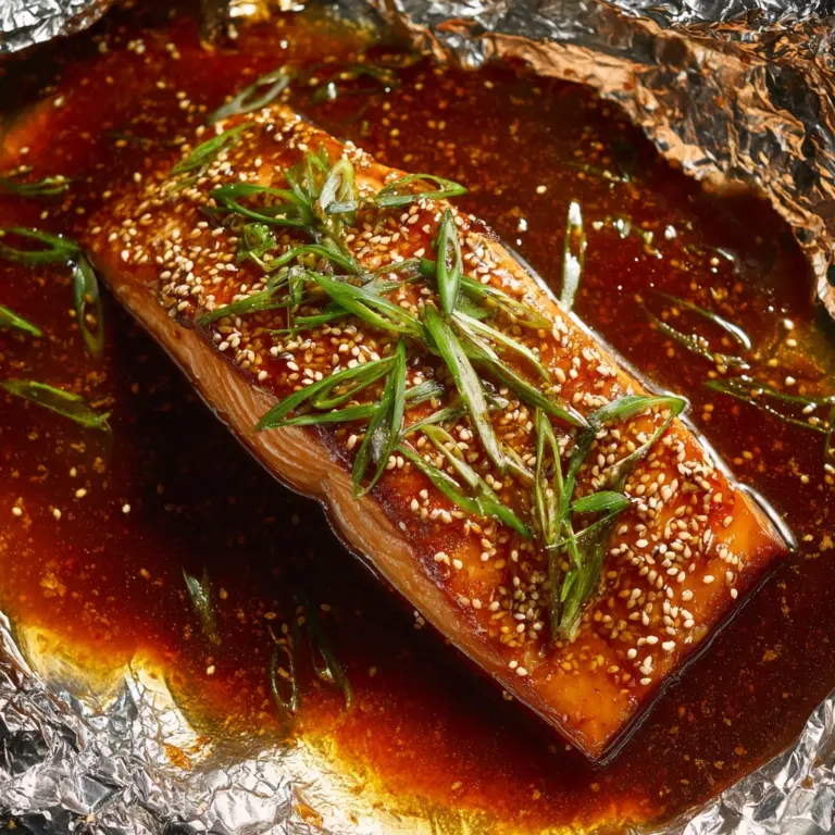 Asian Salmon in Foil Recipe