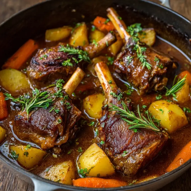 Braised Lamb Shanks Recipe