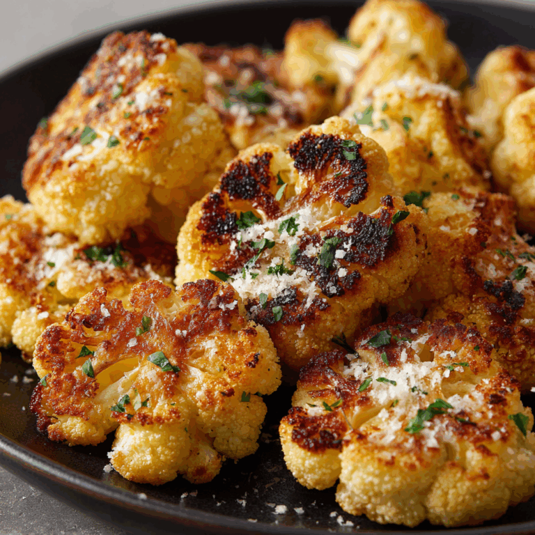 Parmesan Cauliflower Bites Recipe