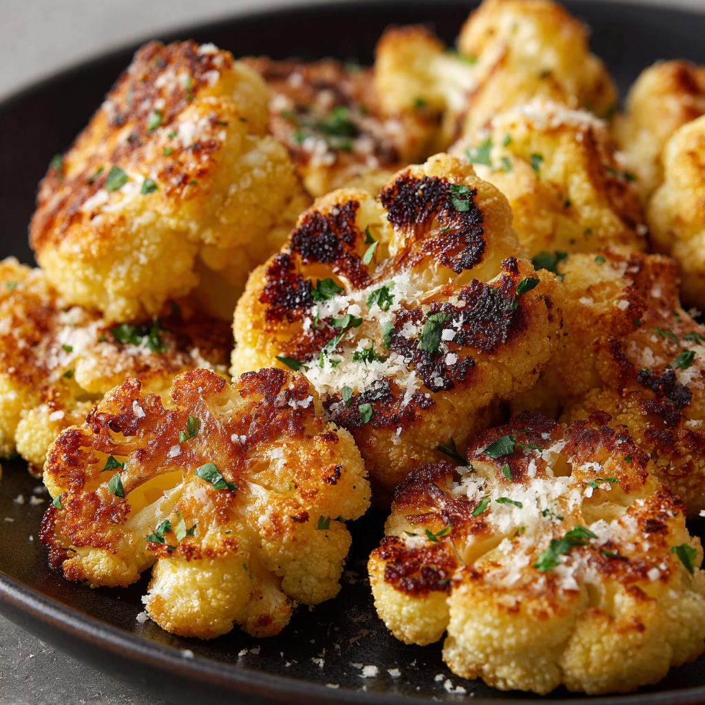 Parmesan Cauliflower Bites Recipe - Recipe Image