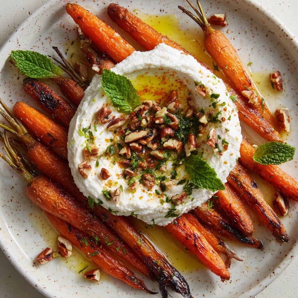 Roasted Carrots with Whipped Ricotta and Hot Honey Recipe - Recipe Image