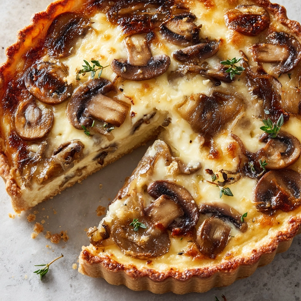 Caramelized Onion Tart with Gruyere and Thyme Recipe - Recipe Image
