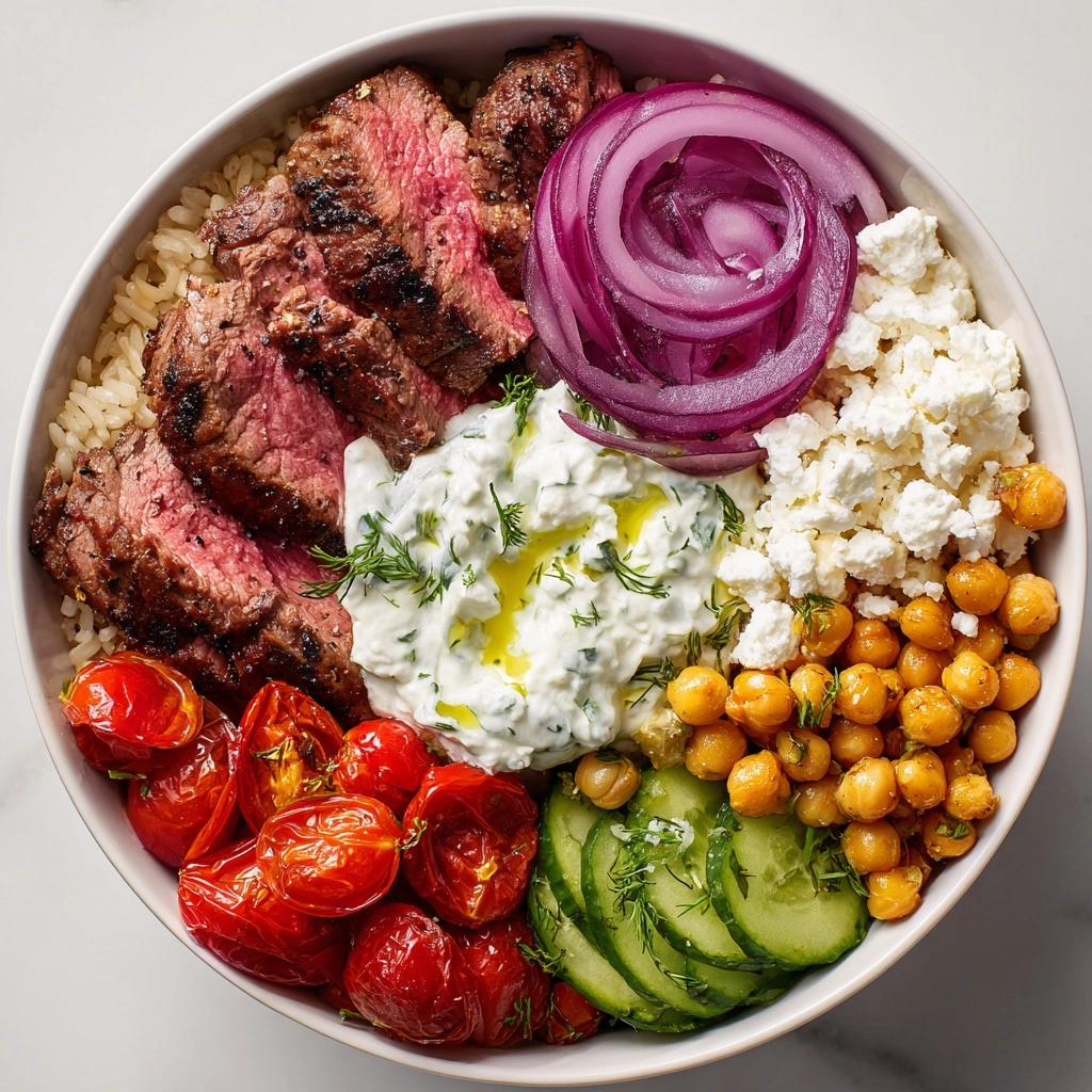 Mediterranean Steak Bowl Recipe - Recipe Image