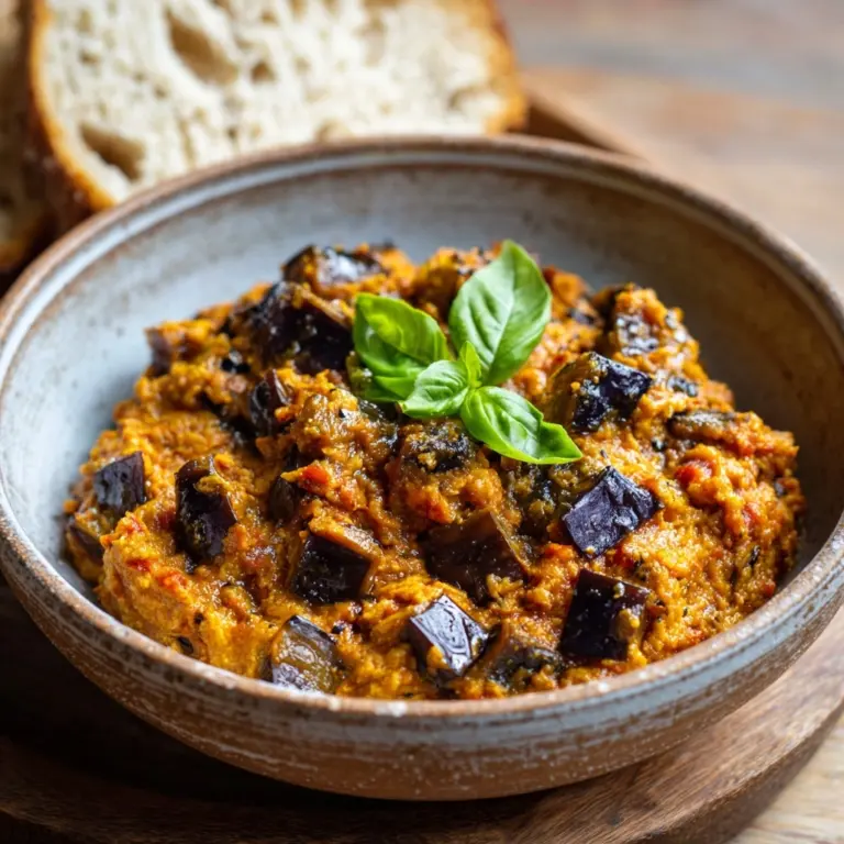 Roasted Eggplant and Pepper Spread Recipe