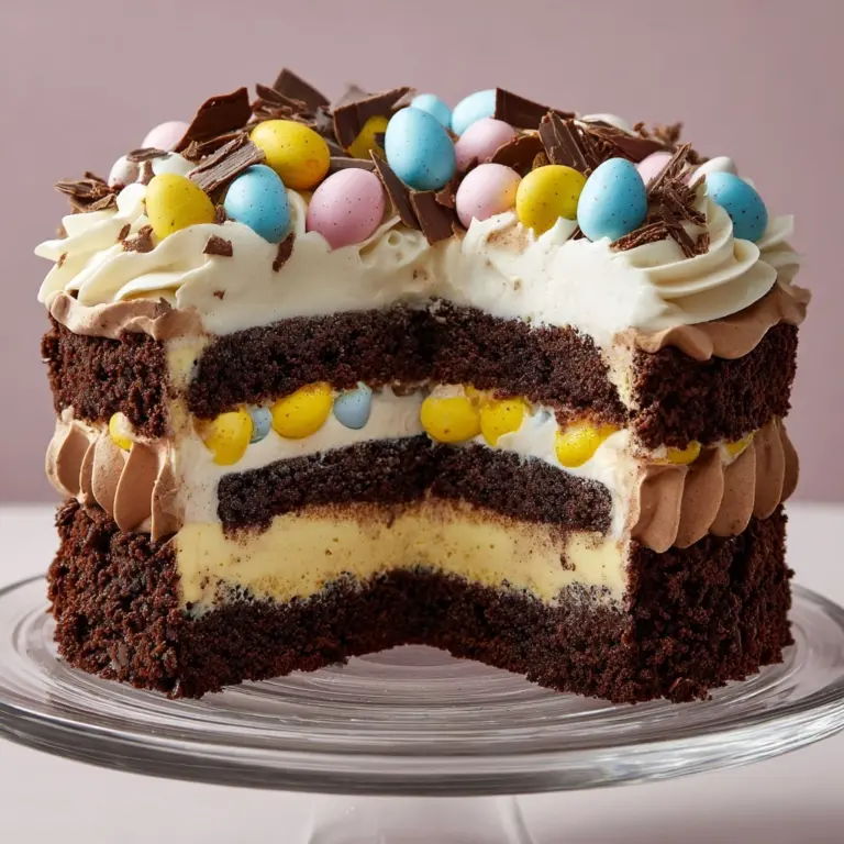 Mini Eggs Easter Brownie Parfaits Recipe